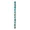 12 Packs: 11 ct. (132 total) Aqua Faceted Glass Oval Beads, 15.5mm by Bead Landing™
